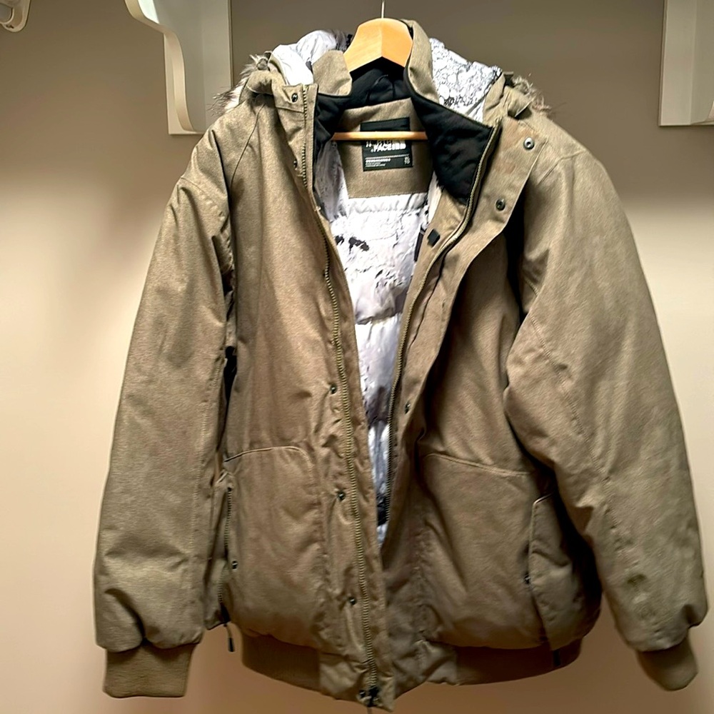 The North Face Tan Puffer Jacket